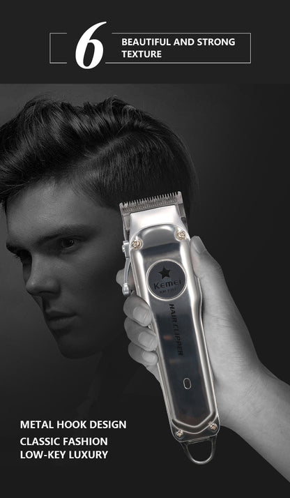 Rechargeable Electric Hair Clipper for Men