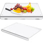 Acrylic Cutting Board With Counter Lip For Kitchen Clear Cutting Boards Counter Non Slip For Counter Countertop Protector Home Restaurant Apartment Essentials Kitchen Gadgets Gifts
