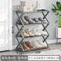 X-Type Multi-Functional Shoe Rack With Two Layers
