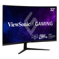 ViewSonic VX3218-PC-MHD 32 Inch Curved 1080p 1ms 180Hz Gaming Monitor with FreeSync Premium Eye Care HDMI and Display Port